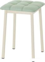 Табурет AMC Comfort 7К3.10 (кожзам, мятный/слоновая кость)