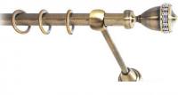 Карниз для штор Lm Decor Кубок (антик, гладкая, 2.4м 16мм, 1 ряд)