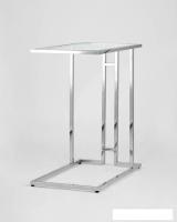 Журнальный столик Stool Group Бостон 50x32 EET-061-C (прозрачное стекло/сталь серебристый)