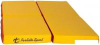Cпортивный мат Perfetto Sport №11 складной 100x100x10 (красный/желтый)