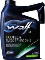 Моторное масло Wolf EcoTech 5W-20 SP/RC D1-3 5л