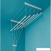 Сушилка для белья Comfort Alumin Euro Premium потолочная 5 прутьев 160 см