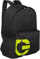 Городской рюкзак Grizzly RQL-317-3 (черный/салатовый)