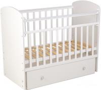 Классическая детская кроватка Фея 750 (белый)