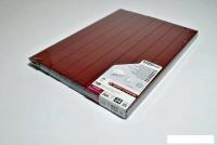 Металлический канал для переплета OPUS O.Simple Channel 304x24 мм OSC24BOR30425 (25 шт, бордовый)