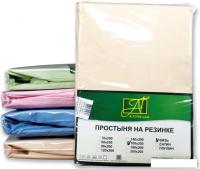 Постельное белье Альвитек Поплин однотонный на резинке 200x200x25 ПР-ПО-Р-200-БЕЖ (бежевый)