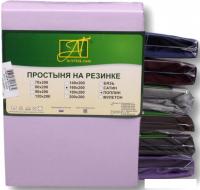 Постельное белье Альвитек Поплин однотонный на резинке 200x200x25 ПР-ПО-Р-200-ЛАВ (лавандовый)