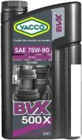 Трансмиссионное масло Yacco BVX 500 X 75W80 2 л