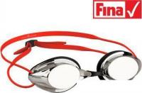 Очки для плавания Mad Wave Streamline Mirror (красный)