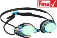 Очки для плавания Mad Wave Streamline Rainbow (бирюзовый)