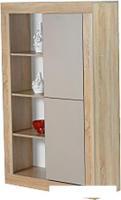 Шкаф распашной КМК Мебель 1Д Лондон 0467.5 (дуб сонома/капучино)