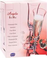 Набор бокалов для шампанского Bohemia Crystal Angela 40600/190