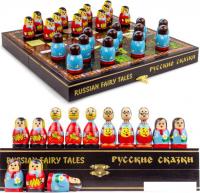 Шахматы Брестская Фабрика Сувениров Русские сказки в виде матрешек ch_tales