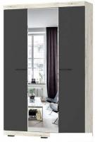 Шкаф распашной Памир Соната ШСЗ-1300 (дуб крафт белый/антрацит)