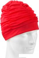 Шапочка для плавания Mad Wave Lux Shower (красный)