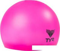 Шапочка для плавания TYR Wrinkle Free Junior Silicone Cap LCSJR/693 (розовый)