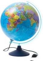 Школьный глобус Globen Физико-политический с подсветкой 013200228