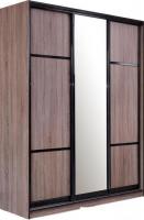 Шкаф-купе Евва 18 TTG.02 АЭП ШК.3 03 (трюфель/ венге глянец)