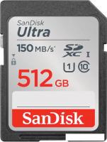 Карта памяти SanDisk Ultra SDXC SDSDUNC-512G-GN6IN 512GB