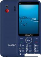 Кнопочный телефон Maxvi B35 (синий)