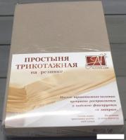 Постельное белье Альвитек Трикотажная на резинке 160x200x20 ПТР-КАК-160 (какао)