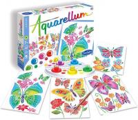 Набор для рисования SentoSphere Aquarellum Цветы и бабочки 6500