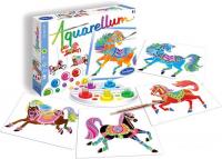 Набор для рисования SentoSphere Aquarellum Яркие Лошади 691