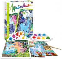 Фреска SentoSphere Aquarellum Единорог. Фосфоресцентный 6412