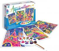 Набор для рисования SentoSphere Aquarellum Ночной Париж 6260