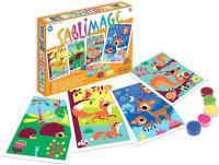 Набор для рисования песком SentoSphere Песочные картинки. Лесные звери 8801