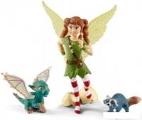 Набор фигурок Schleich Эльфийка Марвин с Нугуром и Пиу 70581