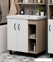 Onika Тумба под умывальник Тимбер 70.10 107056 (белый матовый/дуб сонома)