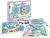 Набор для рисования SentoSphere Aquarellum Дельфины 6220