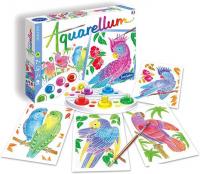 Набор для рисования SentoSphere Aquarellum Попугаи 654