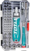 Набор отвертка с битами и головками Total TACSD30556 (55 предметов)