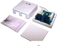 Розетка компьютерная TWT TWT-SM2-4545/S-WH