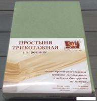 Постельное белье Альвитек Трикотажная на резинке 160x200x20 ПТР-ОЛ-160 (оливковый)