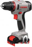 Дрель-шуруповерт Crown CT21081H-2 BMC (c 2-мя АКБ, кейс)