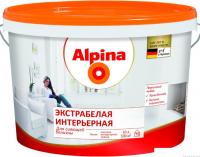 Краска Alpina Экстрабелая интерьерная 5 л (белый)