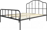 Кровать Князев Мебель Афина АФН.140.190.Ч (черный глянец)