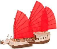 3Д-пазл Eco-Wood-Art Джонка