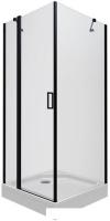 Душевой уголок Triton Йота Блэк 90х90 (прозрачное стекло)