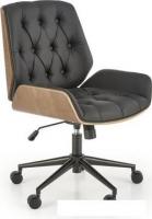 Кресло Halmar Gavin (ореховый/черный)