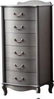 Комод Мебелик Джульетта узкий 6 ящиков (серый ясень)