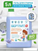 Гель для стирки Septivit Все Виды Тканей Голубой лен (5 л)