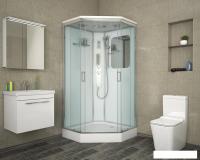 Душевая кабина Niagara NG-6001-01GD 90x90x220 (прозрачное стекло)