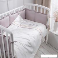 Постельное белье Perina Toys Sateen Collection ТСК6-01.1 6 предметов (серый)