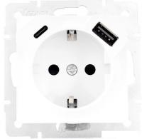 Розетка USB Lezard Vesna 742-0288-181TC