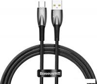Кабель Baseus Glimmer Series Fast Charging Data Cable USB Type-A - Type-C 100W CADH000501 (2 м, черн