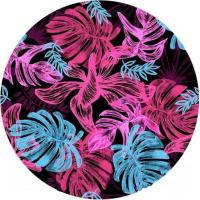 Картина на стекле Stamprint Монстеры AR008 круг (70x70)